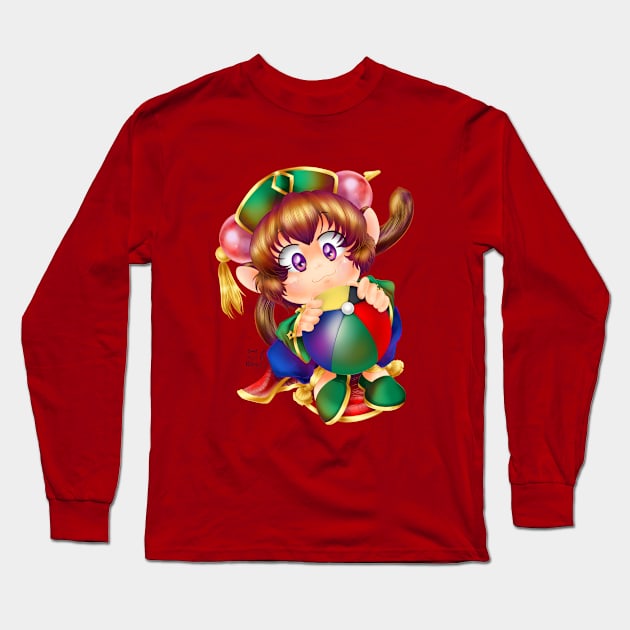 Monkey Long Sleeve T-Shirt by MVCarvalho